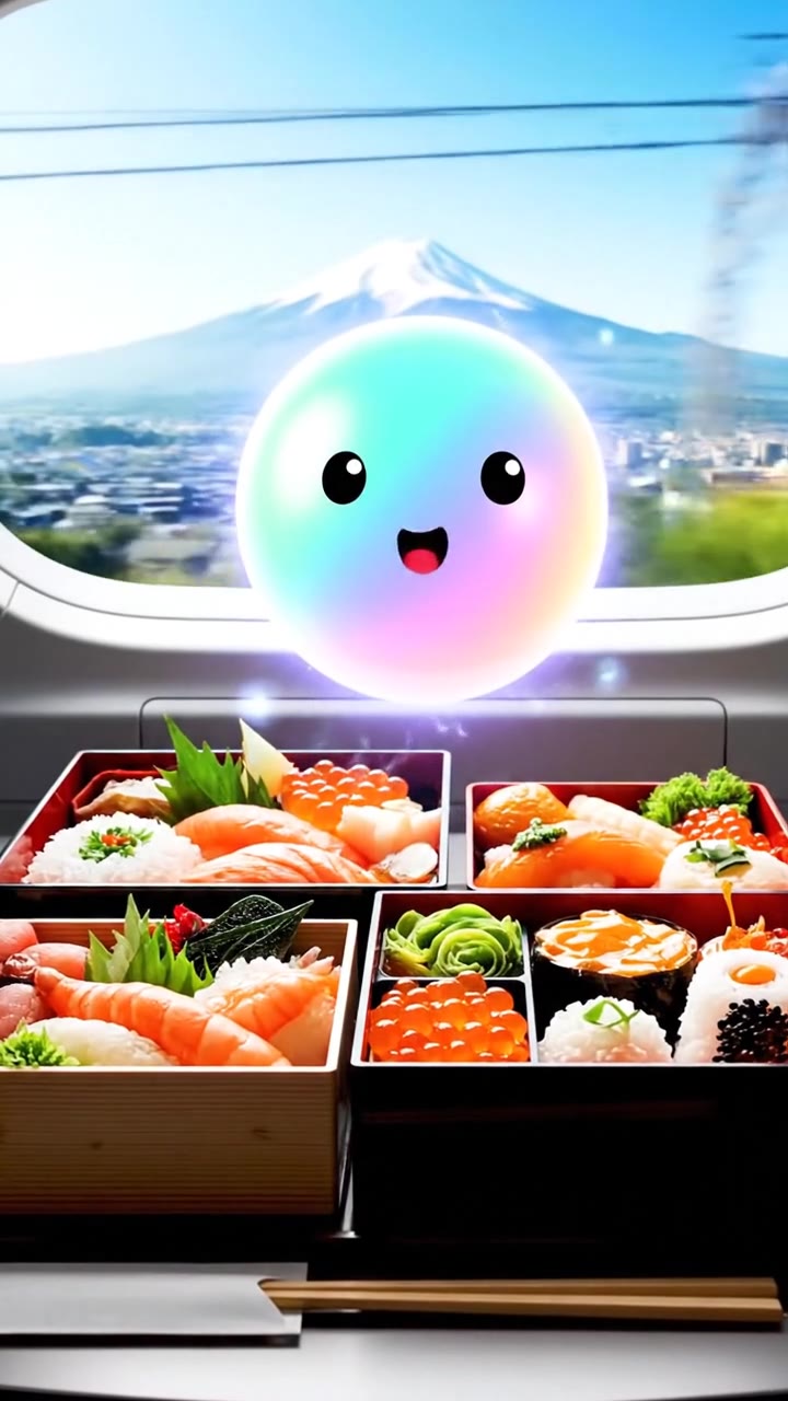 High-speed dining with train station bentos