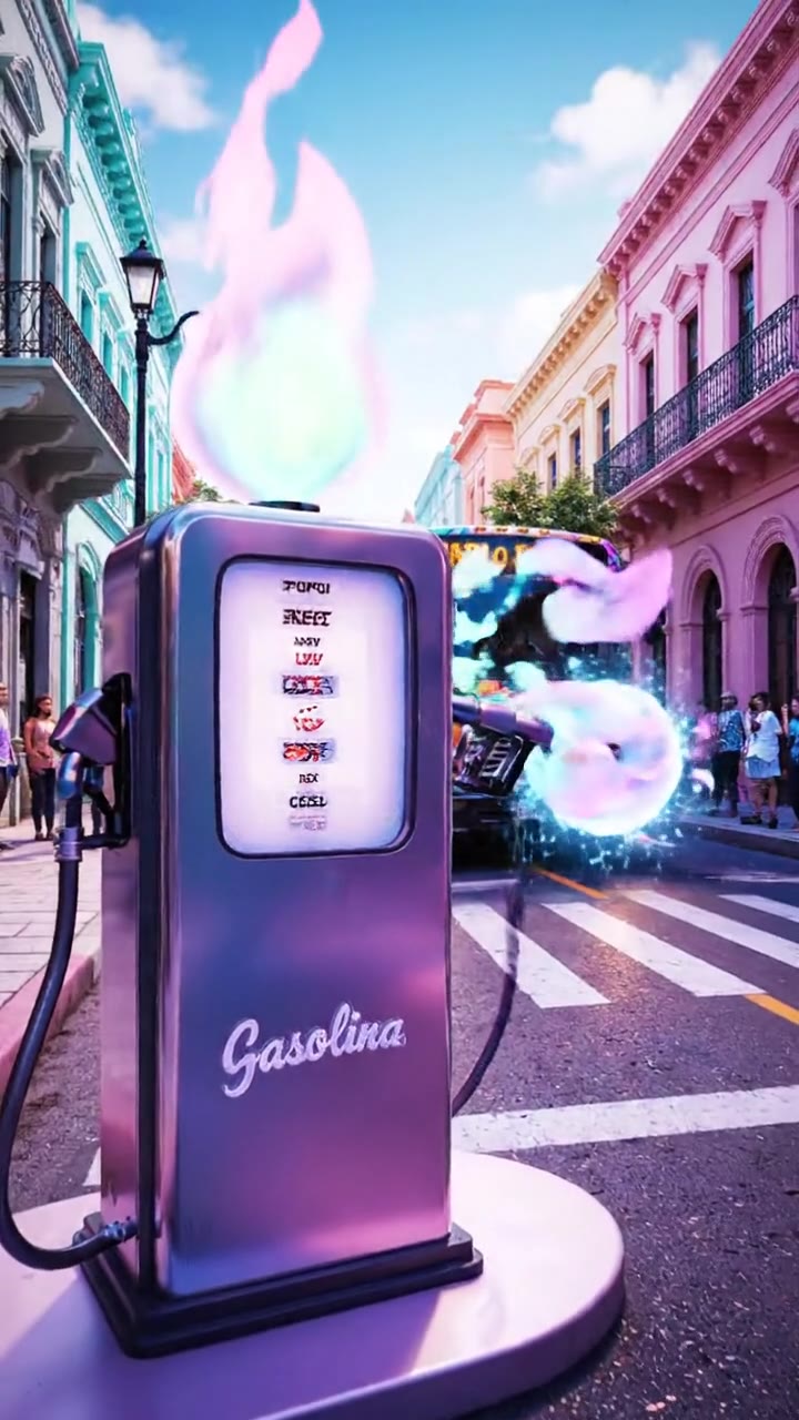 La explosión de la gasolina