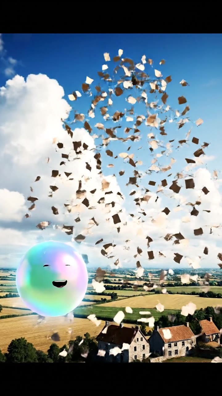 A sermon dropped from the skies