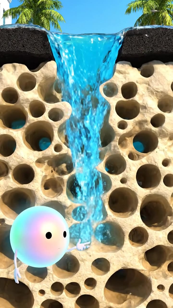 The limestone sponge beneath Miami streets