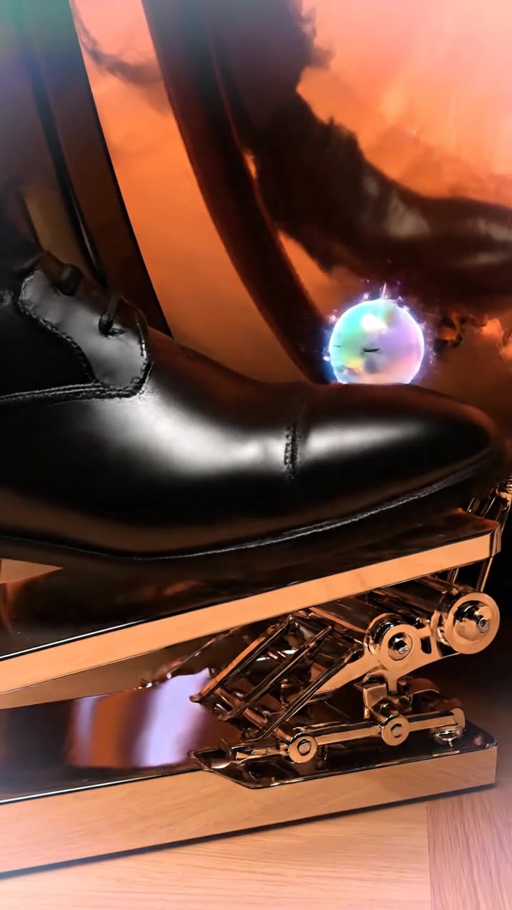 Loud in the kitchen, / copper kettles roll, / stomp that