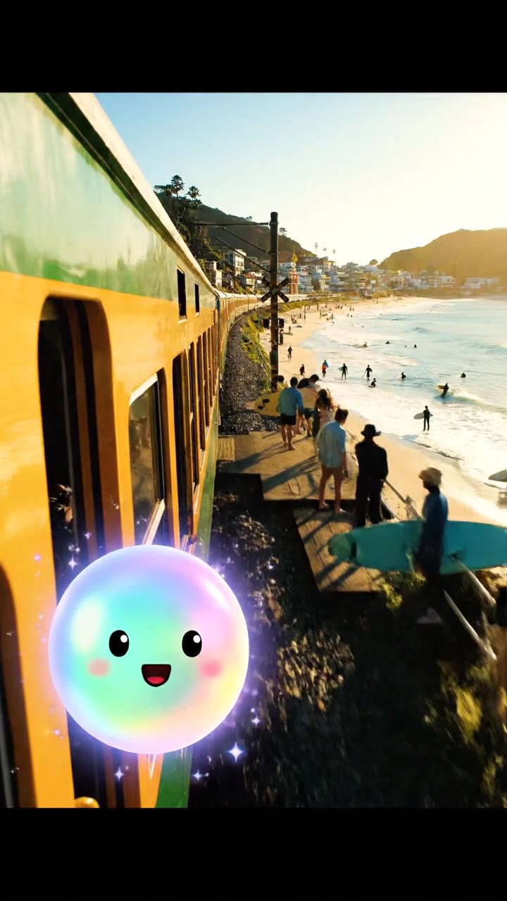 The retro Enoden train line