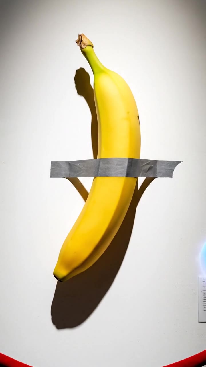 Banana Taped to a Wall: $6.2 Million Art Sale