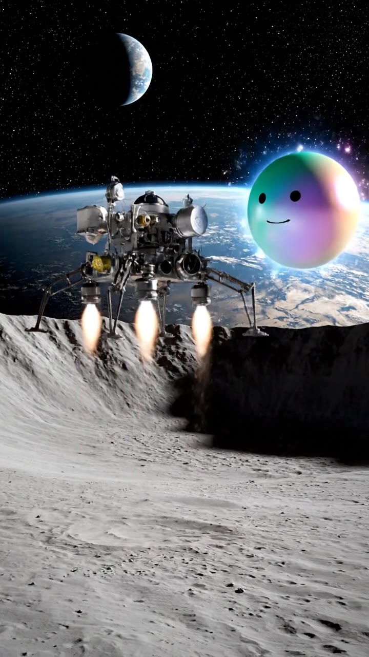 The flying crater hopper