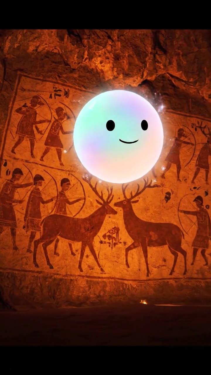Pintures prehistòriques a la roca de la cova