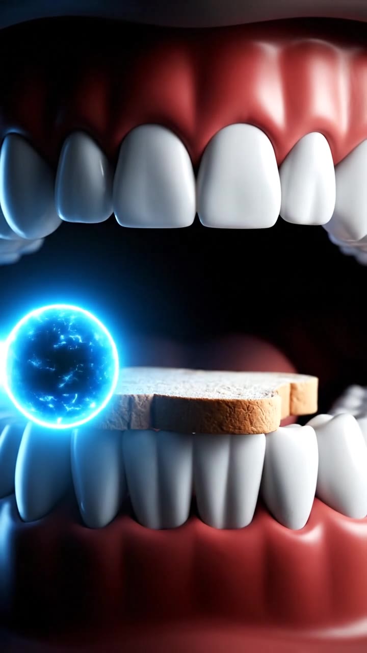 The mechanical power of human teeth