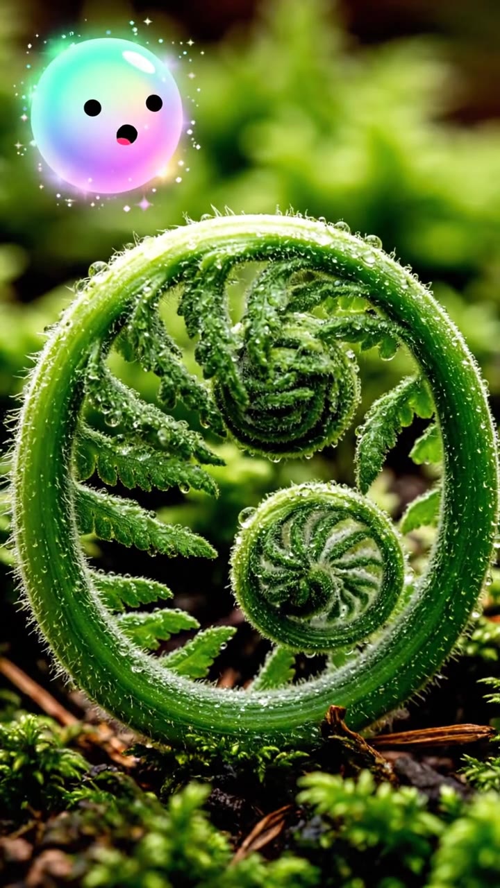 Fiddleheads and the art of unrolling