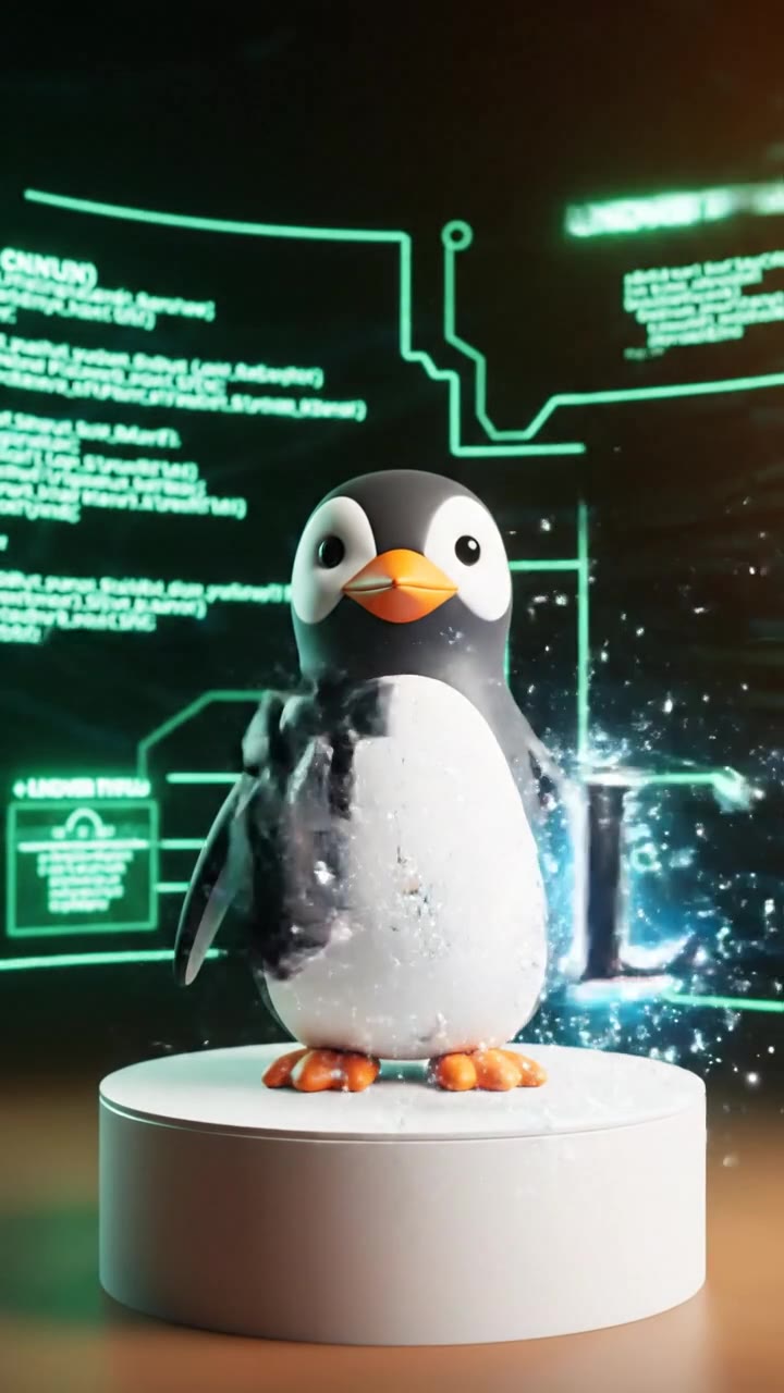 Tux the Linux Penguin Mascot