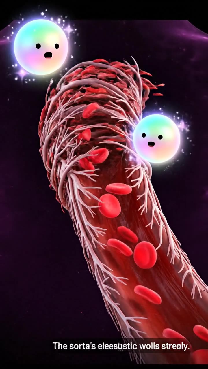 Arteries that withstand high pressure flows