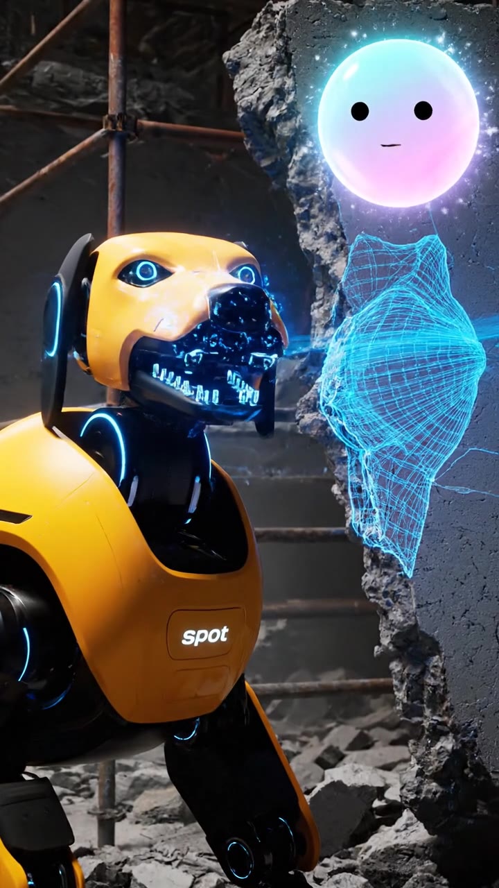 Robotic Dogs Scouting Dangerous Terrain