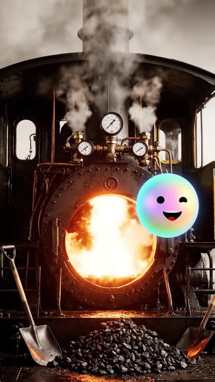 Steam Locomotive Footplate Roar Video