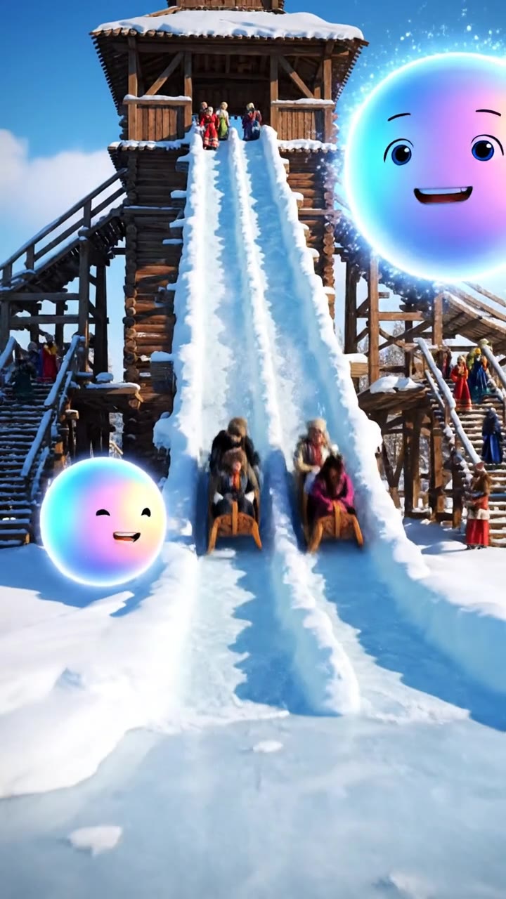 The Russian ice hills