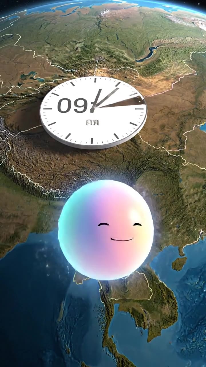 The single time zone of massive China