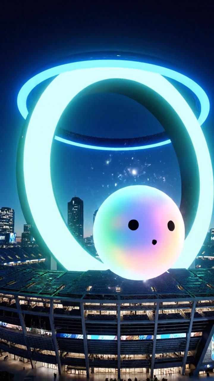 The glowing solar rings