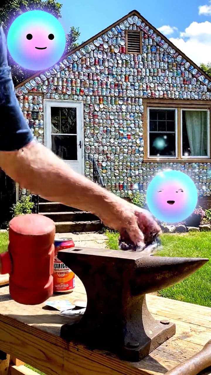 How a rubber mallet prepped the cans