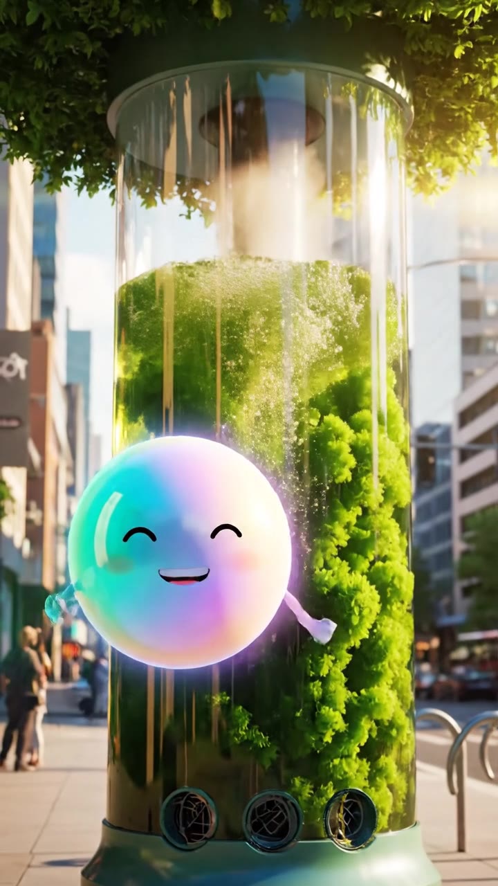 How Liquid Trees Purify City Air