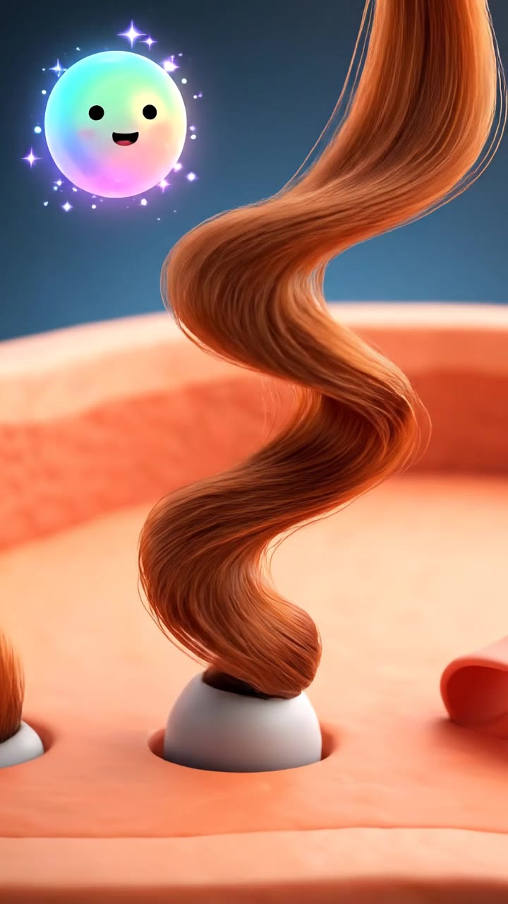 Geometry of Hair Texture Video