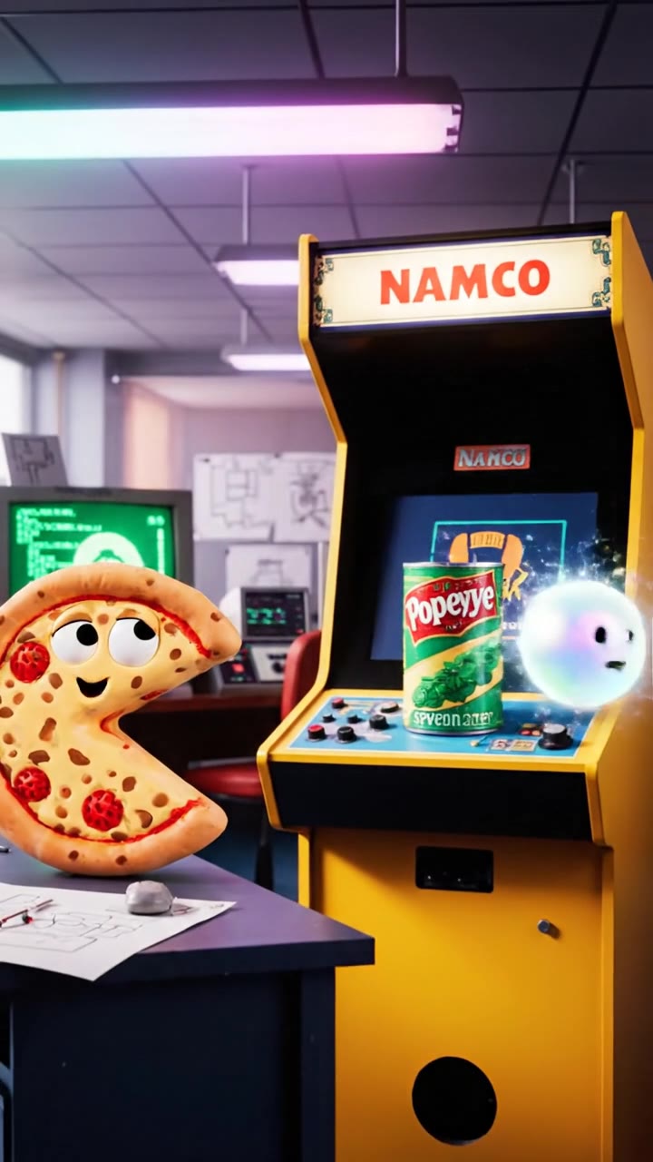 La pizza incompleta inspiró su silueta, y el poder de