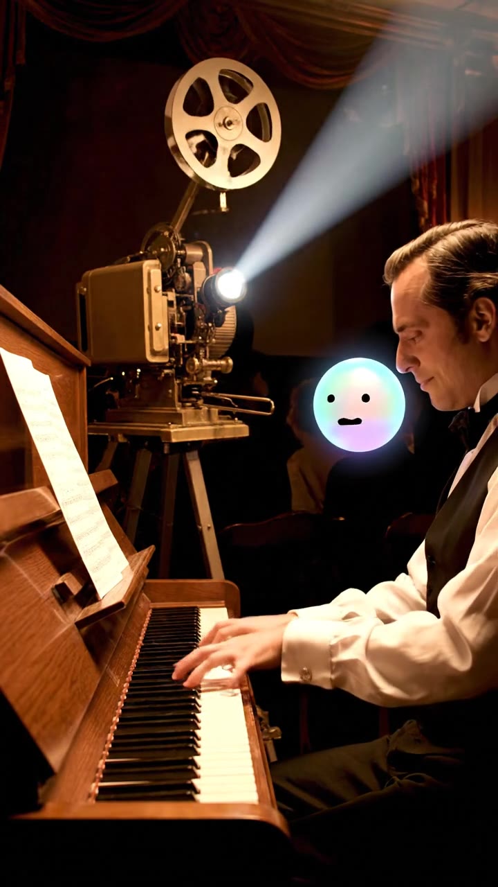 Pianista del cine mudo: música e improvisación