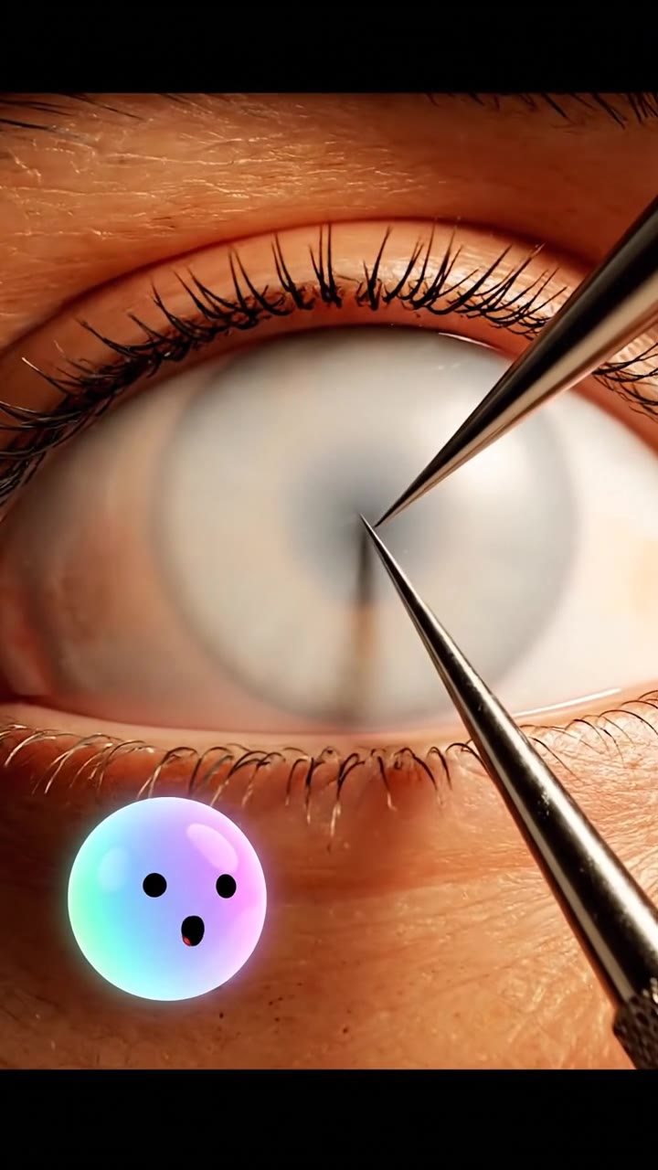 Cataract surgery with a needle