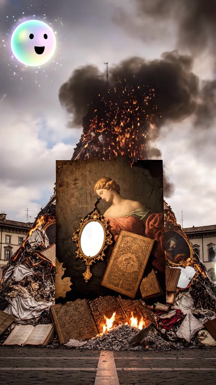 Fegefeuer der Eitelkeiten: Botticellis brennende Bilder