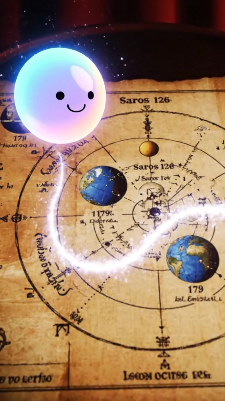 El antiguo mapa del ciclo de Saros