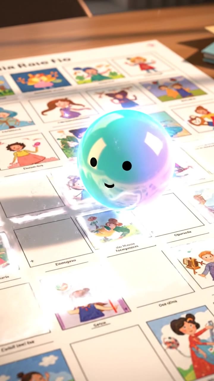 Storyboard para organizar el espacio en cuentos