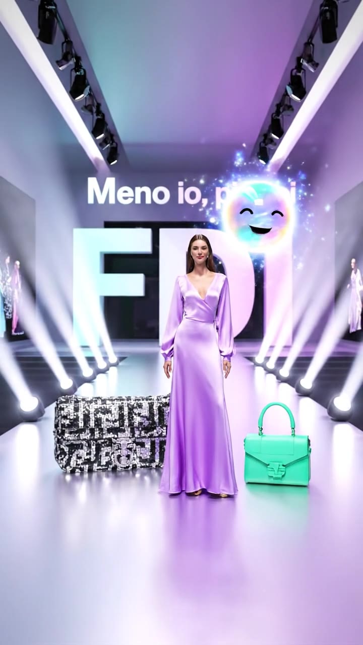 Colori Fendi 2026: lilla e verde mare in sfilata