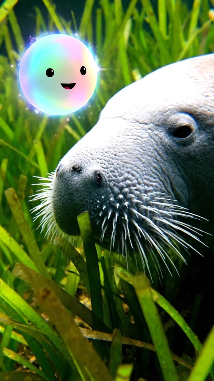 How manatees use underwater senses