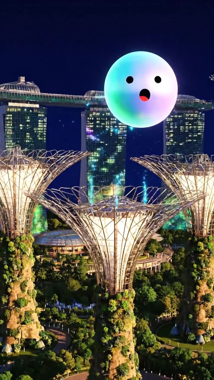 Those giant Singapore Supertrees are actually solar-powered water collectors.