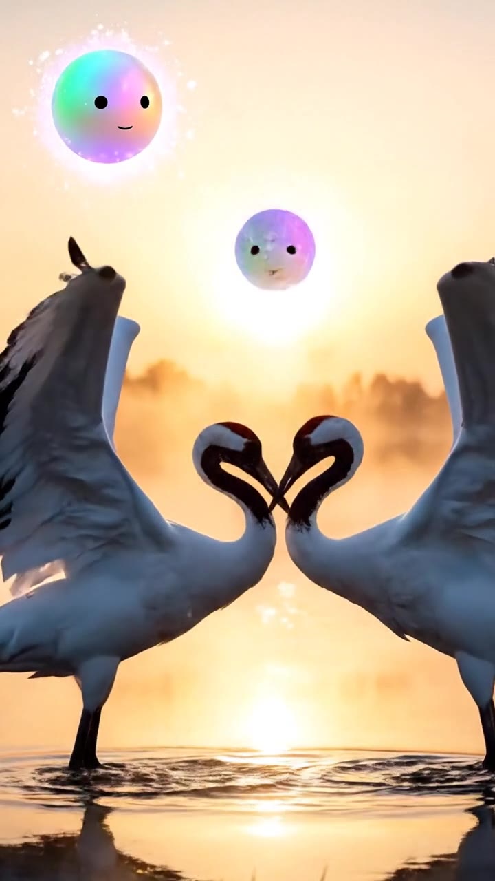 Crane Courtship Dances and Lifelong Monogamy