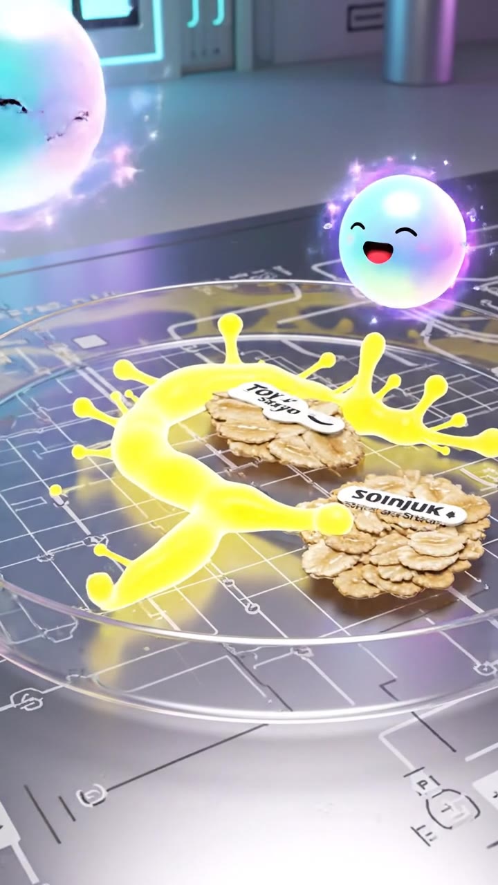 Slime Mold Tokyo Map: Brainless Intelligence