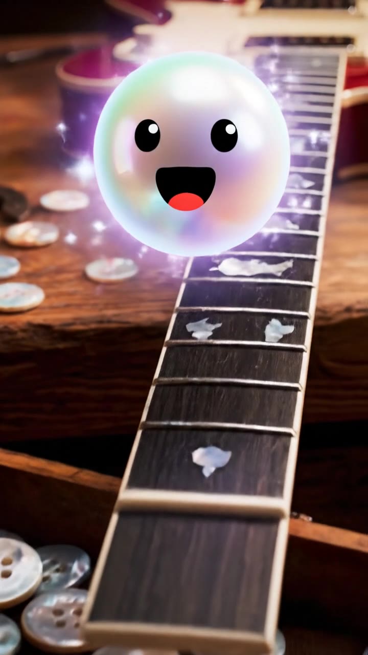 Red Special Pearl Button Fretboard Markers