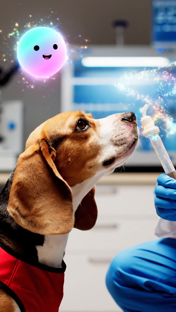 Perros detectores de enfermedades en el aire