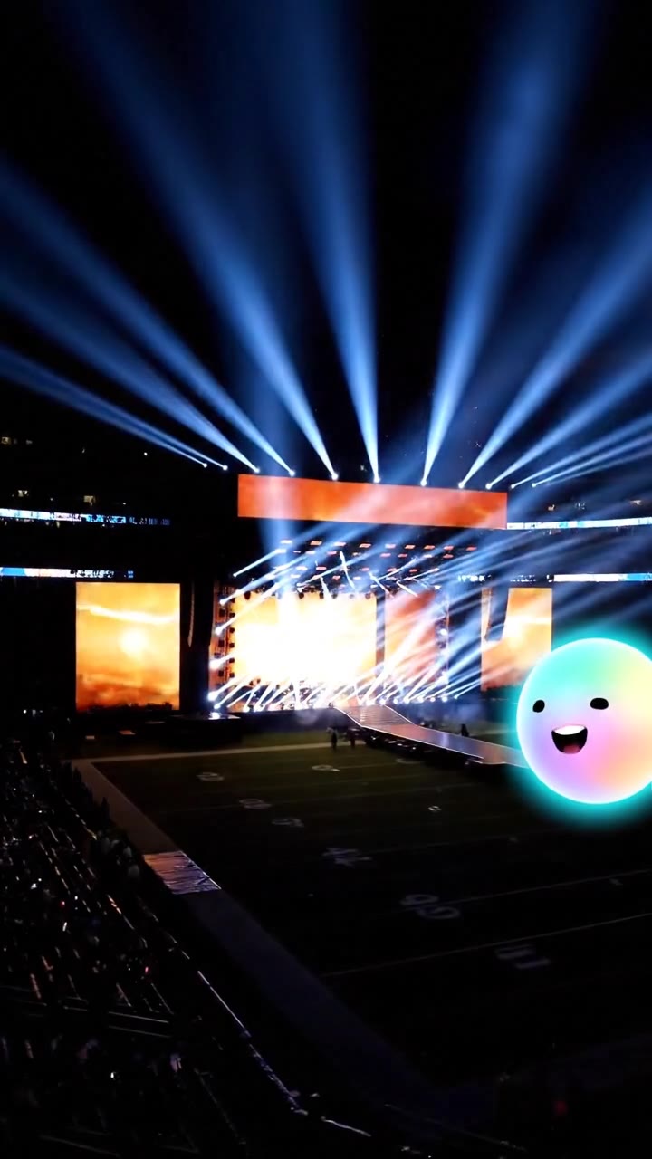 Setting up a concert stage in eight minutes