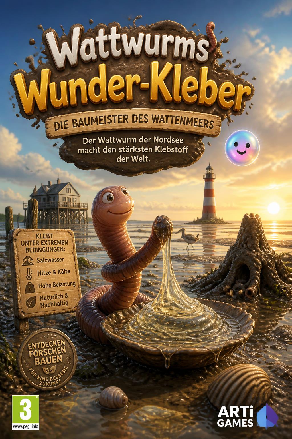 Wattwurms Wunder-Kleber