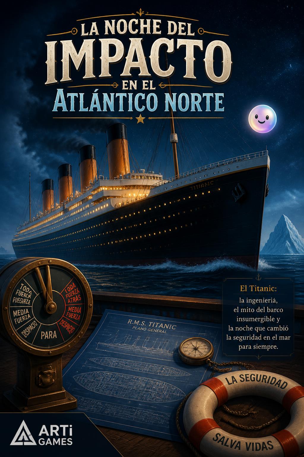La noche del impacto en el Atlántico Norte