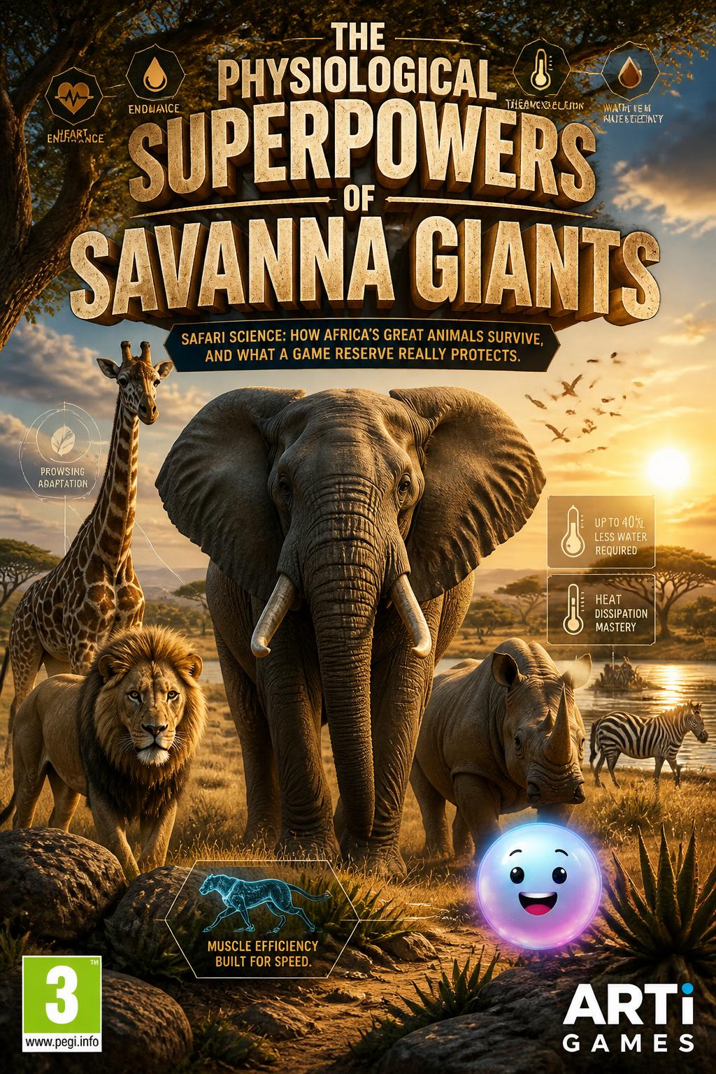 The physiological superpowers of savanna giants