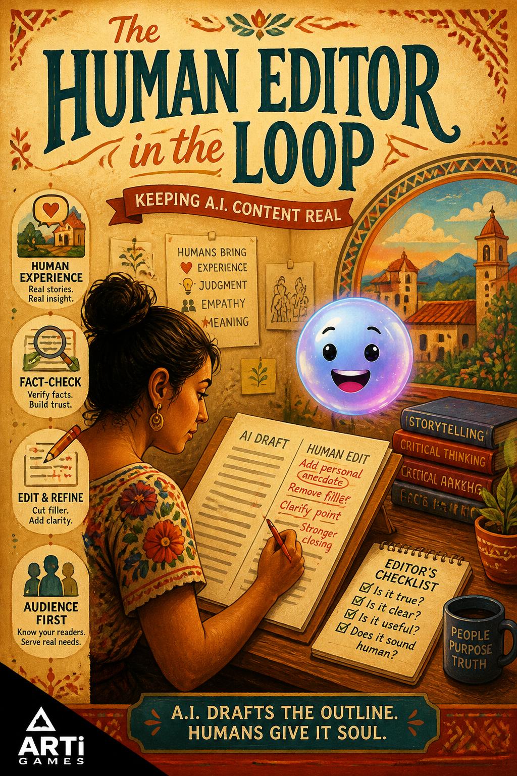 The human editor in the loop