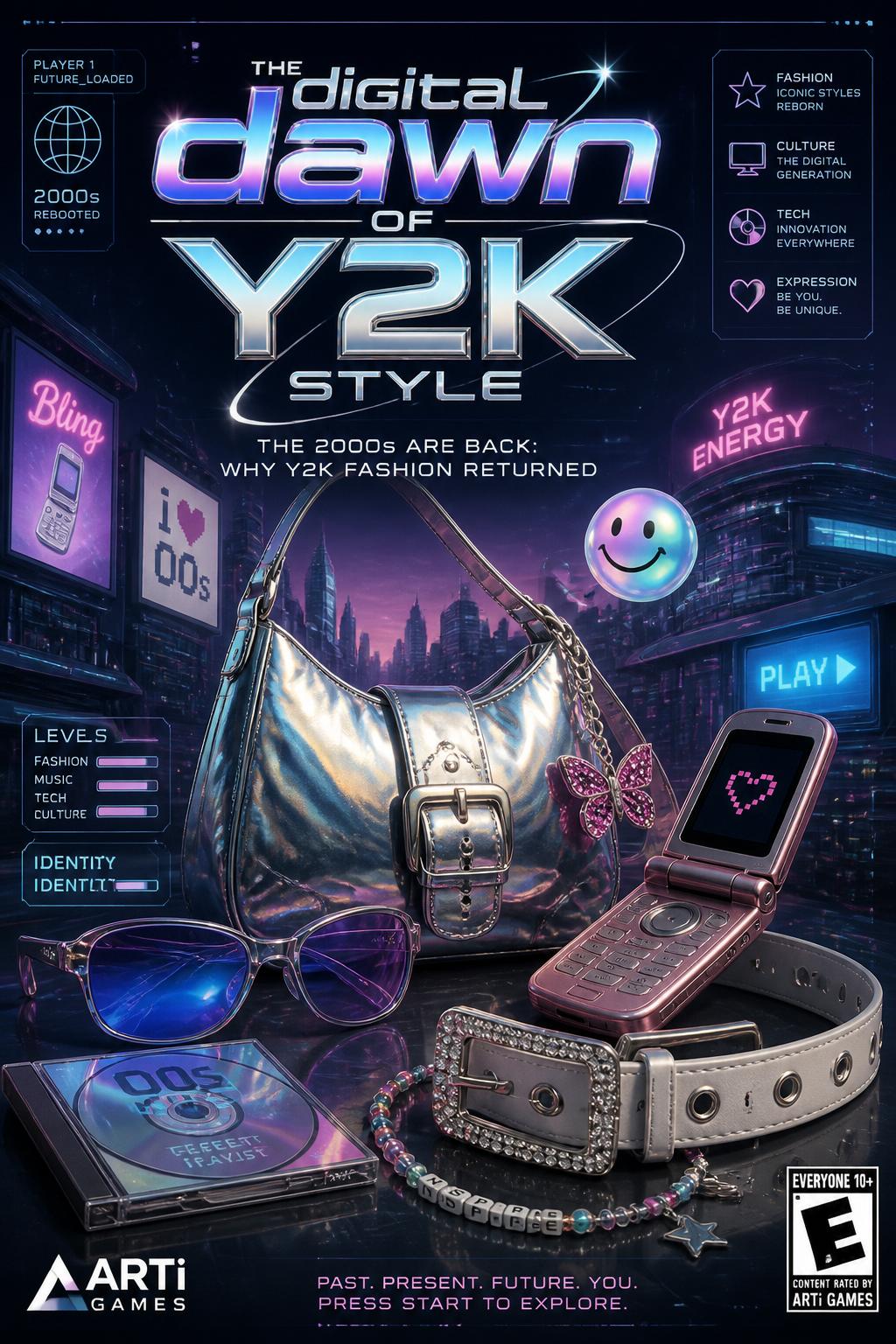 The digital dawn of Y2K style