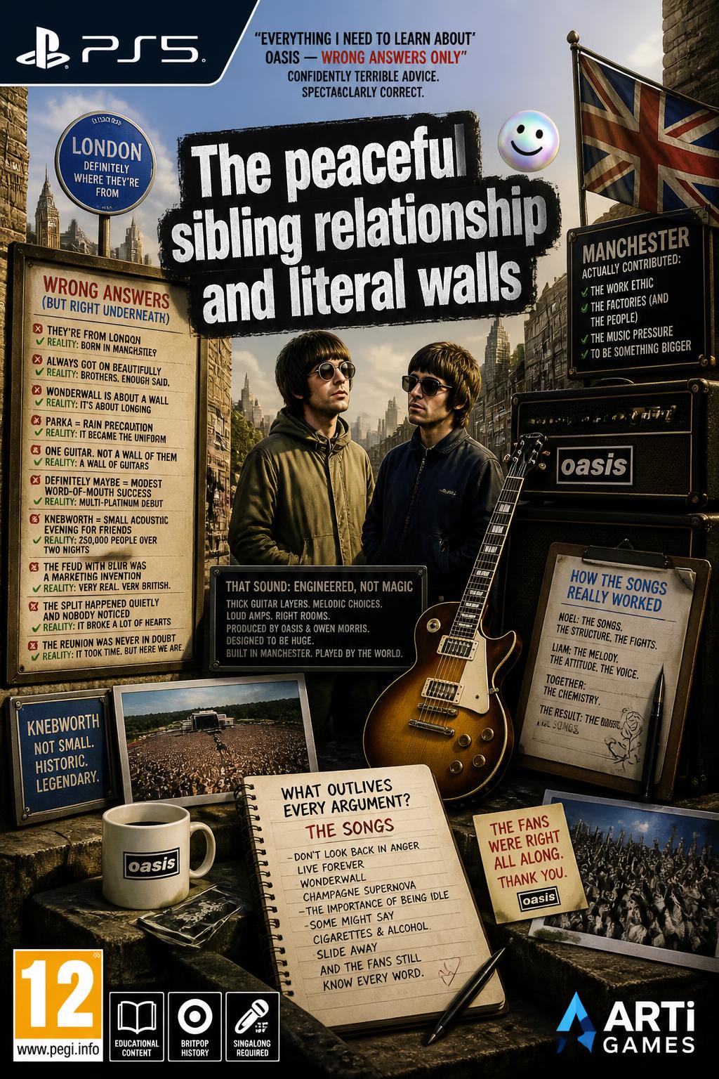 The peaceful sibling relationship and literal walls