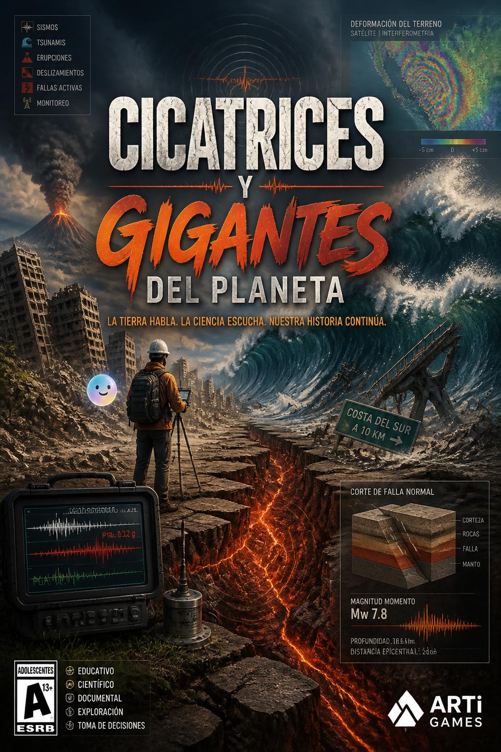 Cicatrices y gigantes del planeta