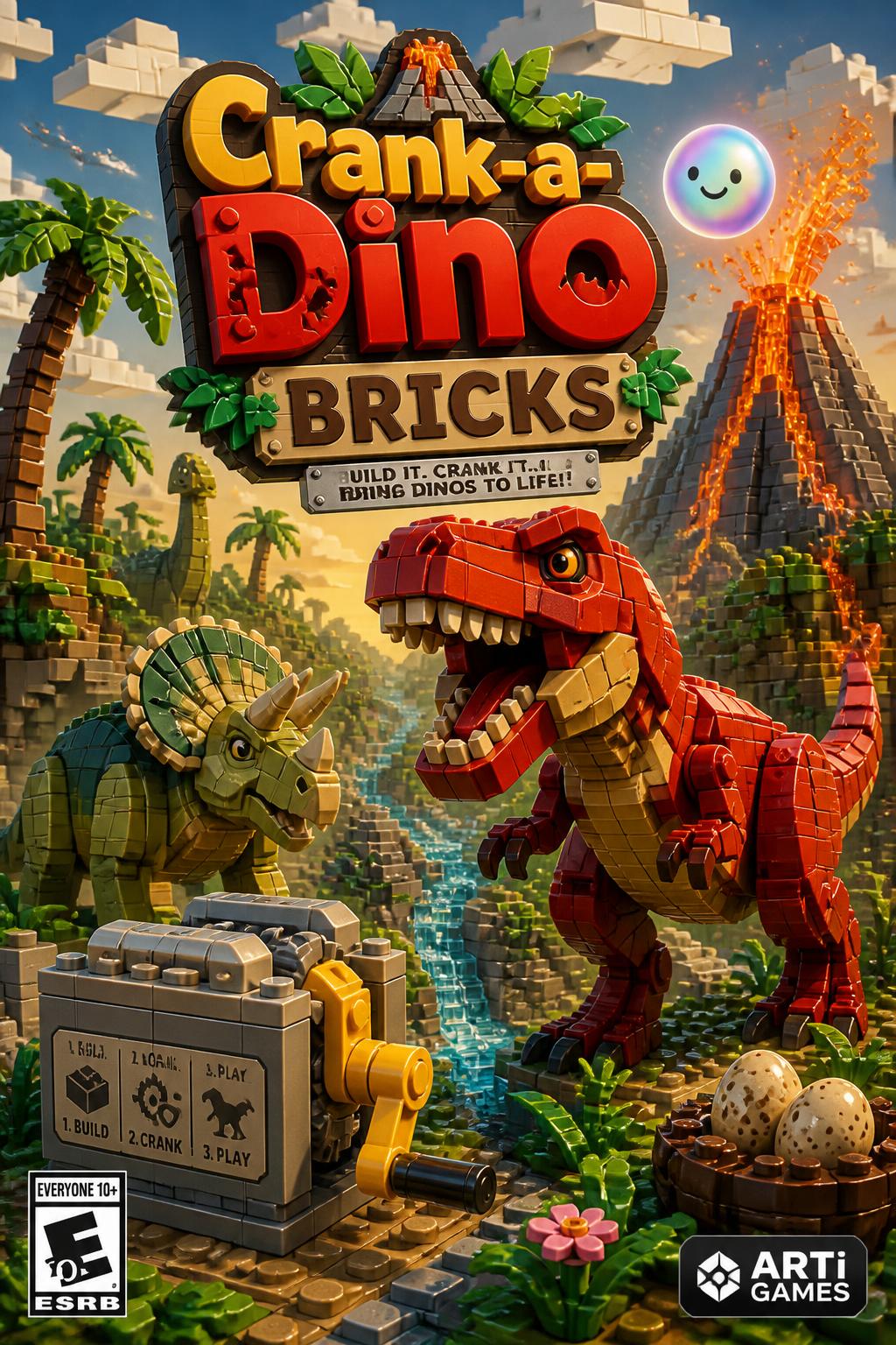 Crank-a-Dino Bricks