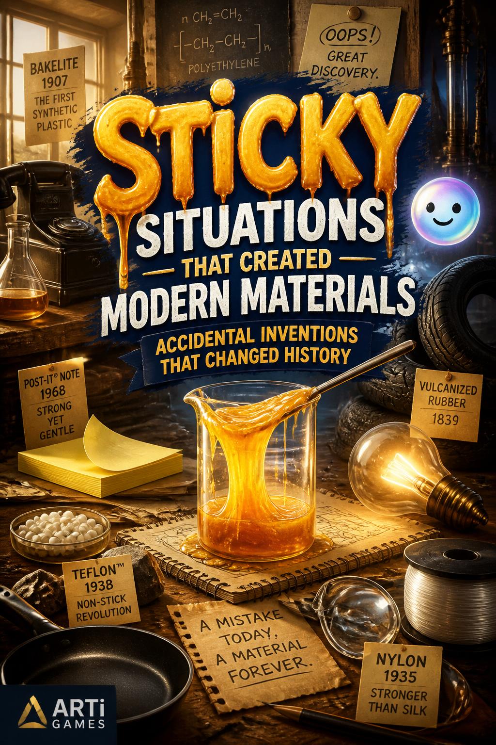 Sticky situations that created modern materials