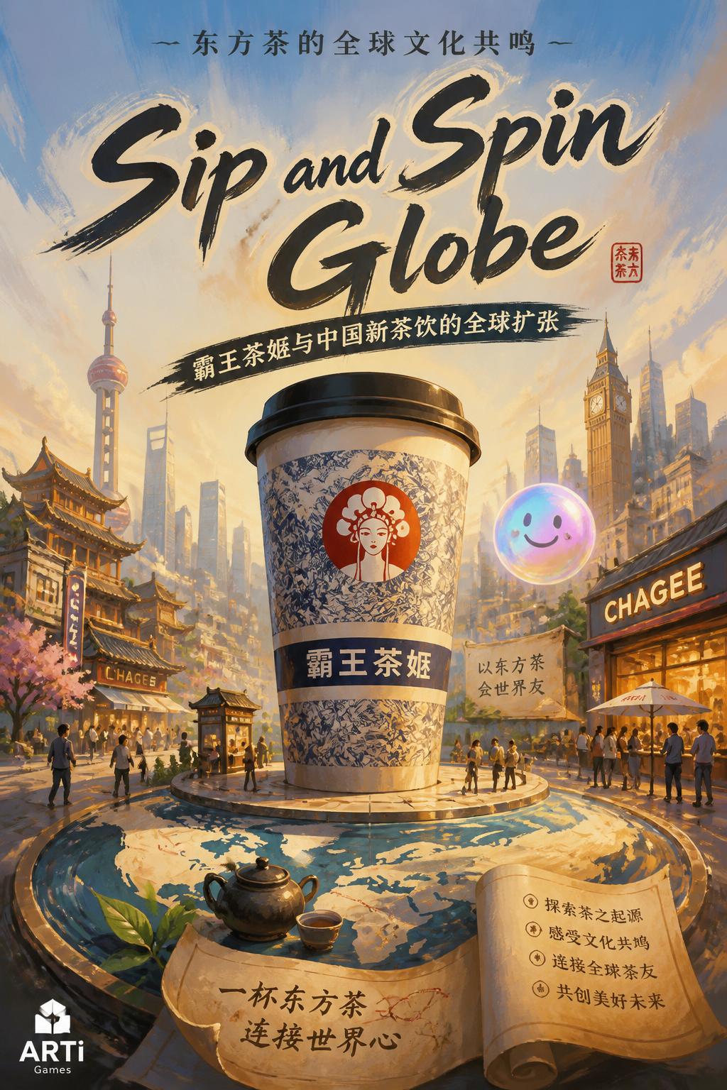 Sip and Spin Globe