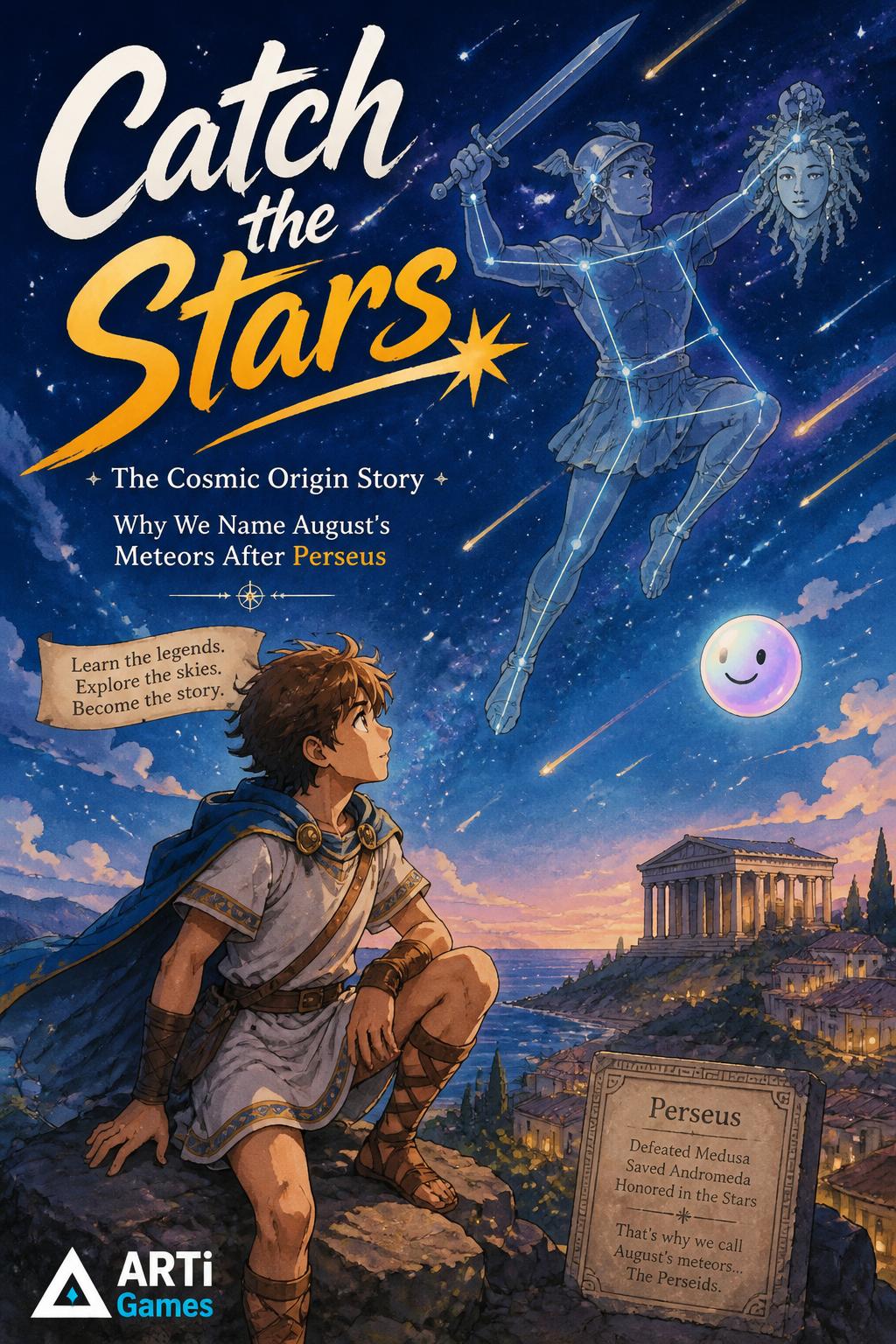 Catch the Stars (4 words) - Active, playful.
    *   Per
