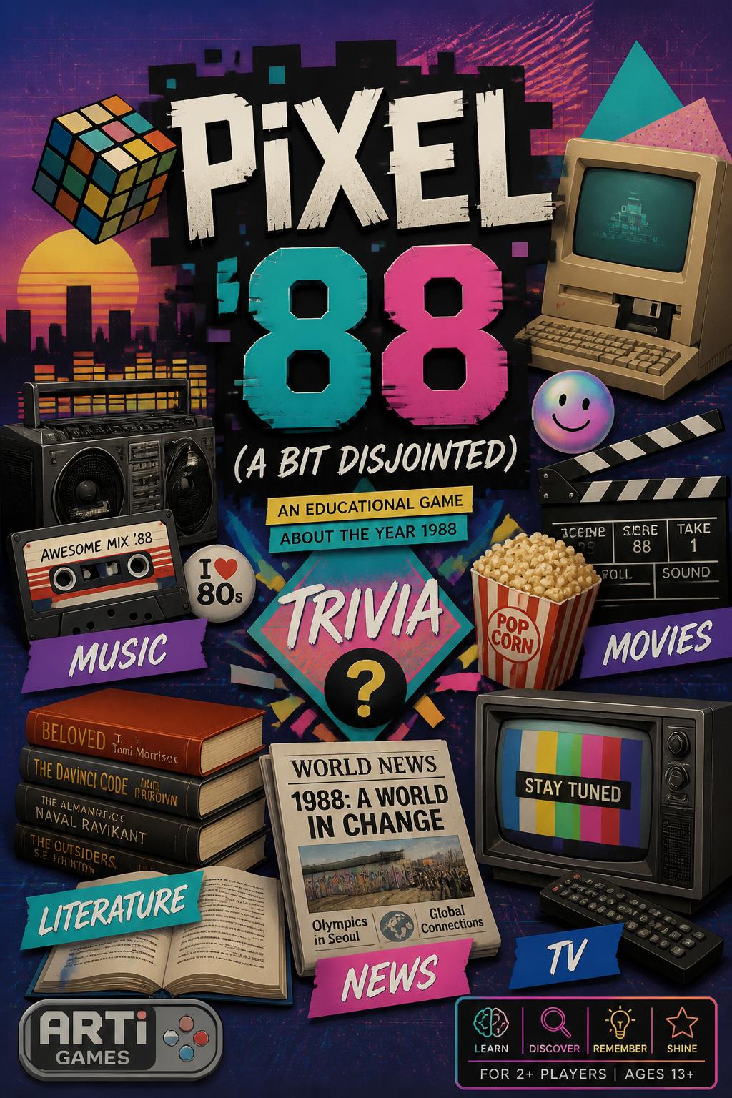 Pixel '88 (A bit disjointed)
    *   *Idea 7:*
