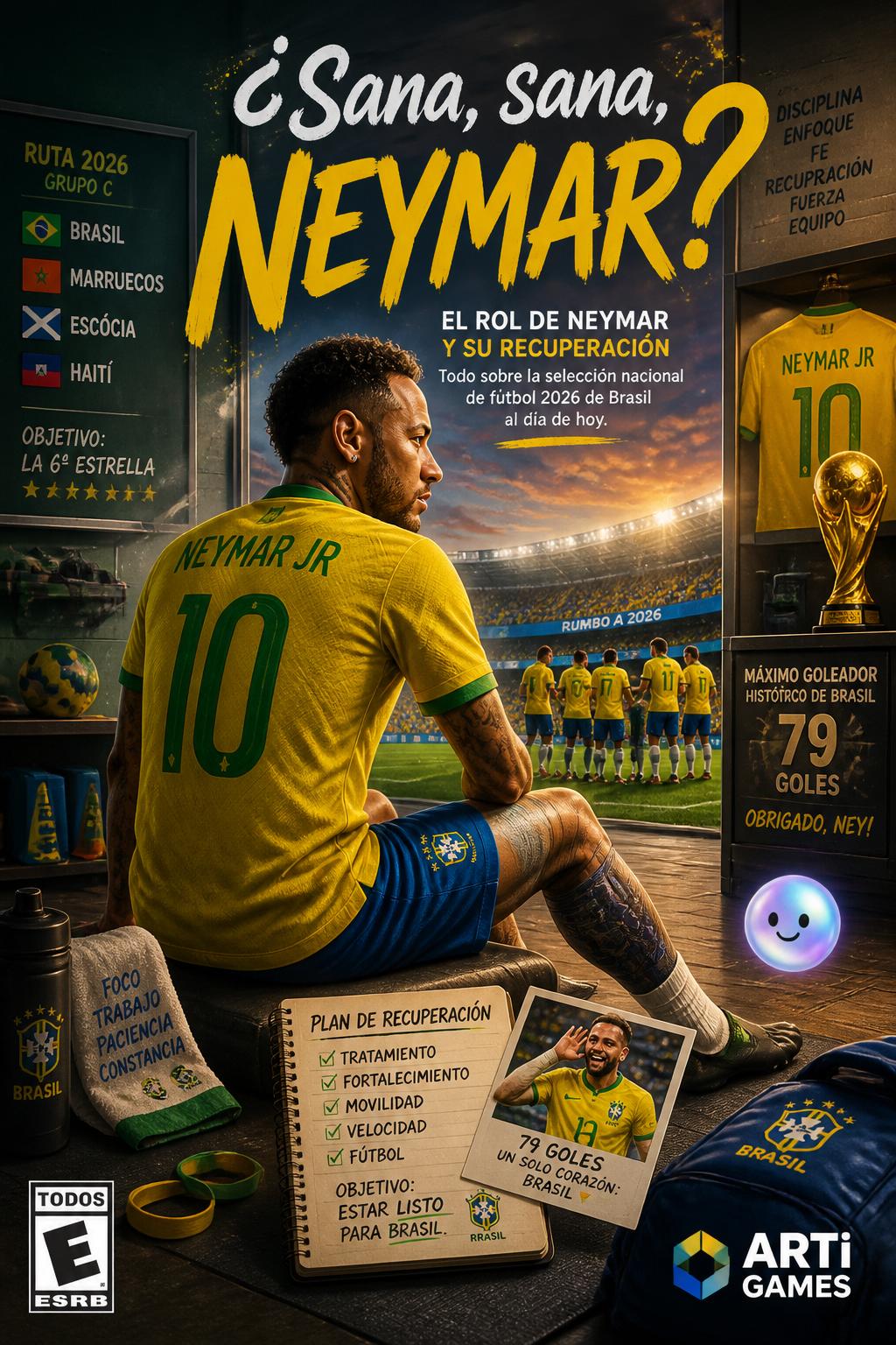 ¿Sana, sana, Neymar?