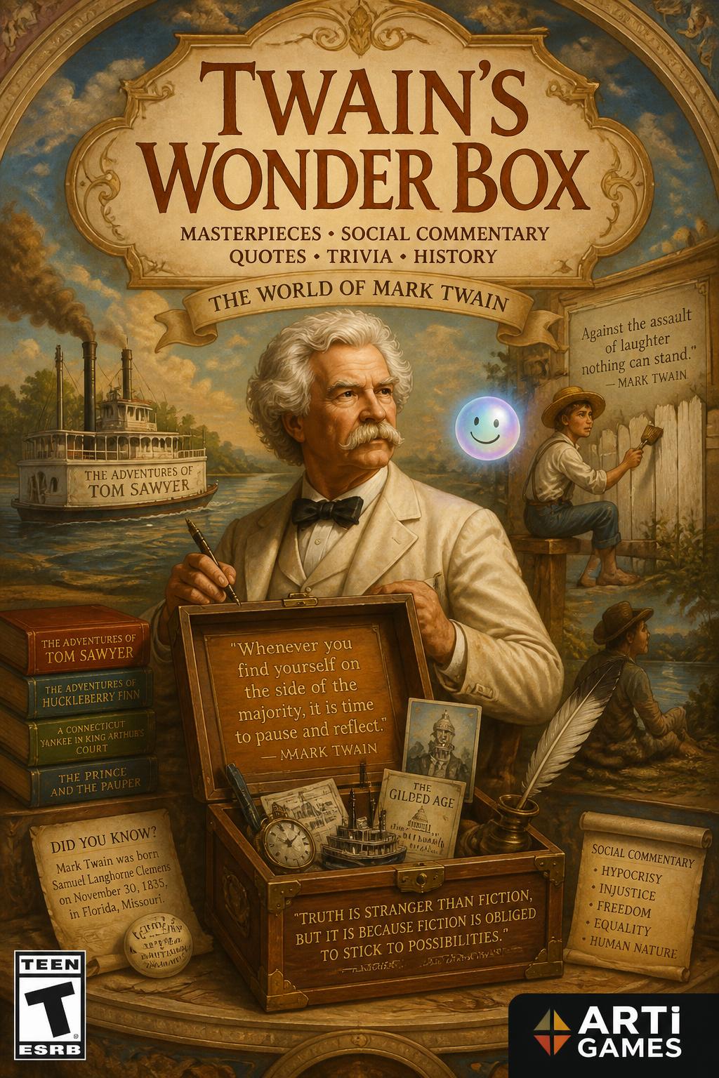 maybe too standard book-like?)
    *   Twain's Wonder Box (