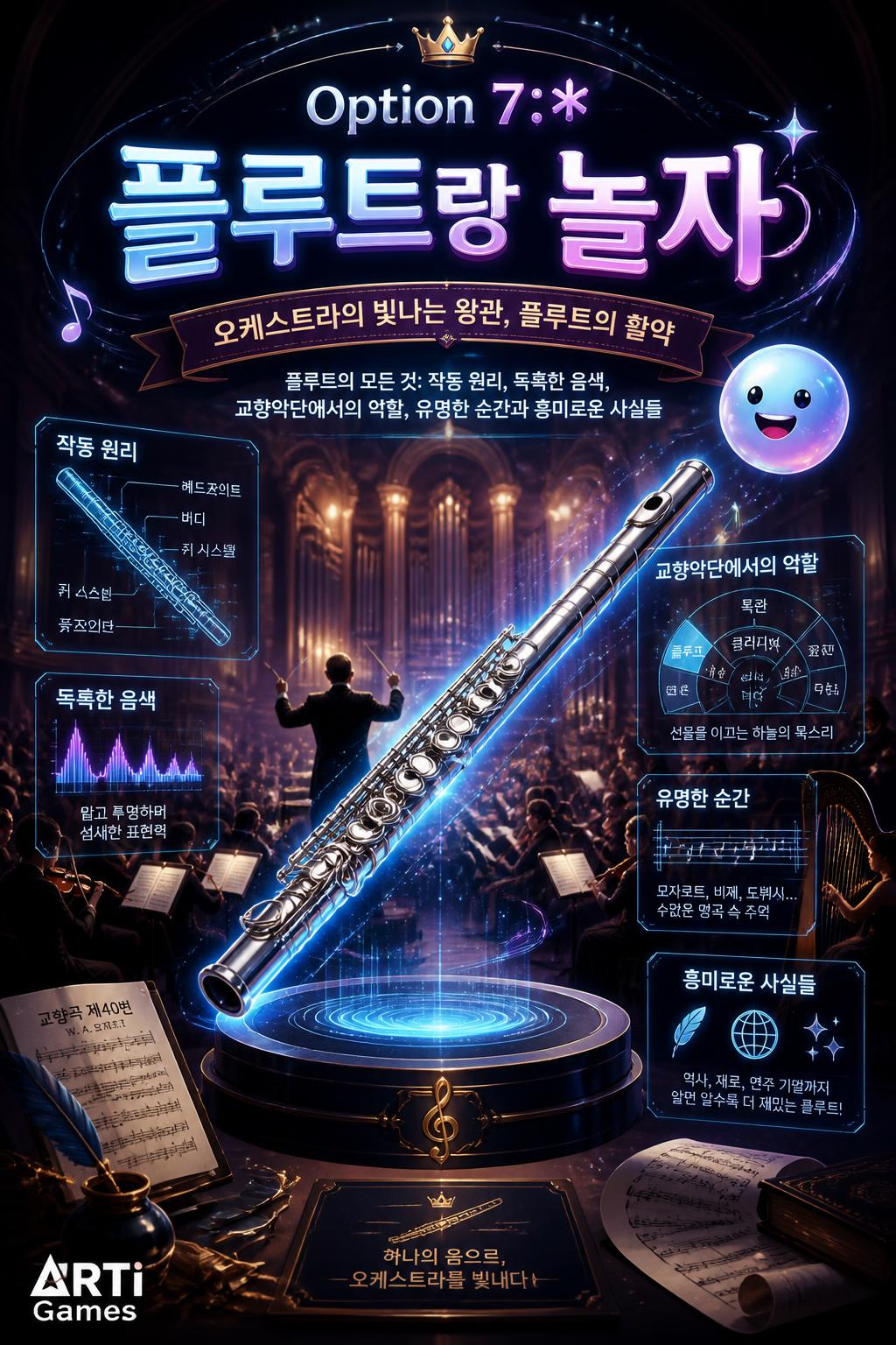 Option 7:* 플루트랑 놀자 (Let's play with the flute